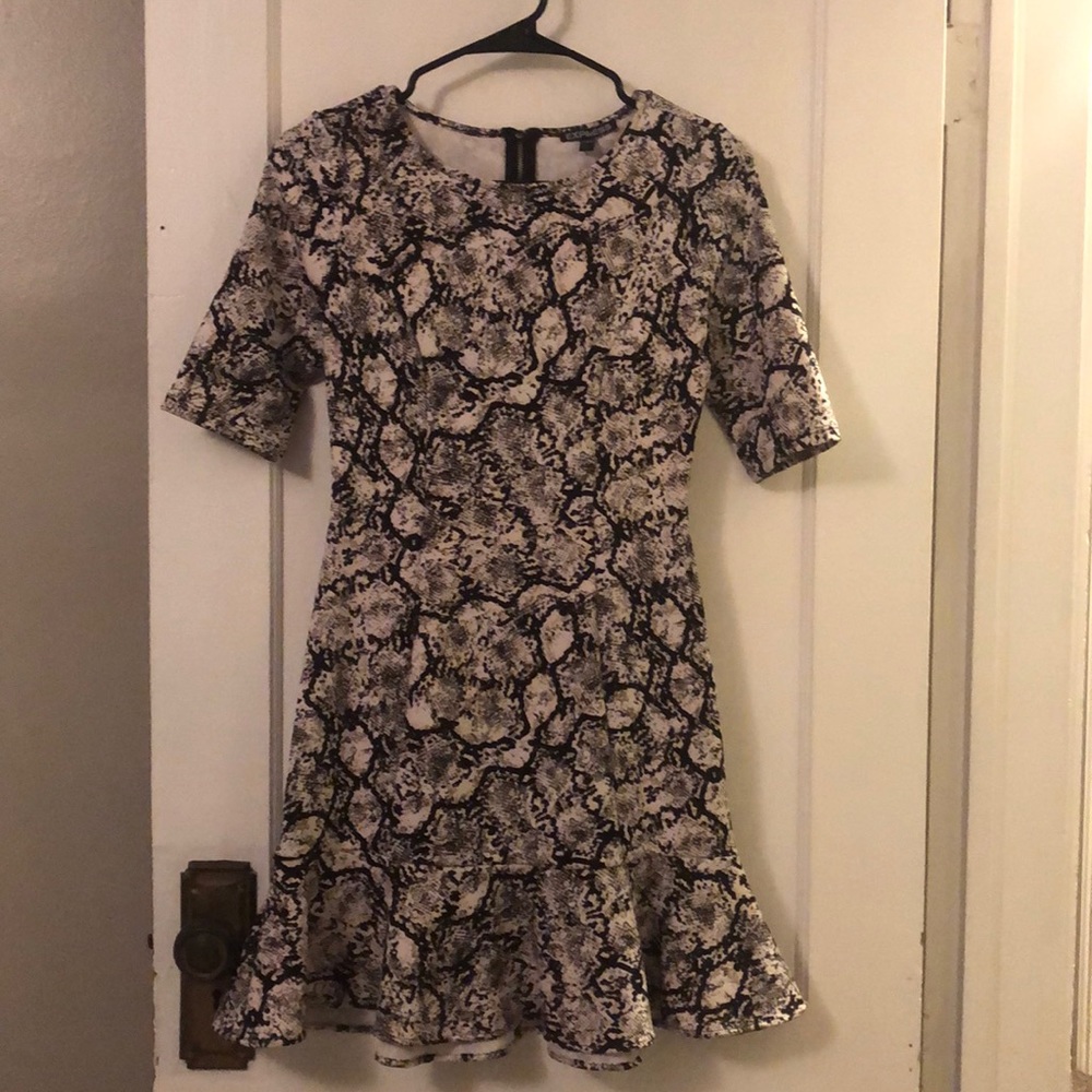 Snake skin dress